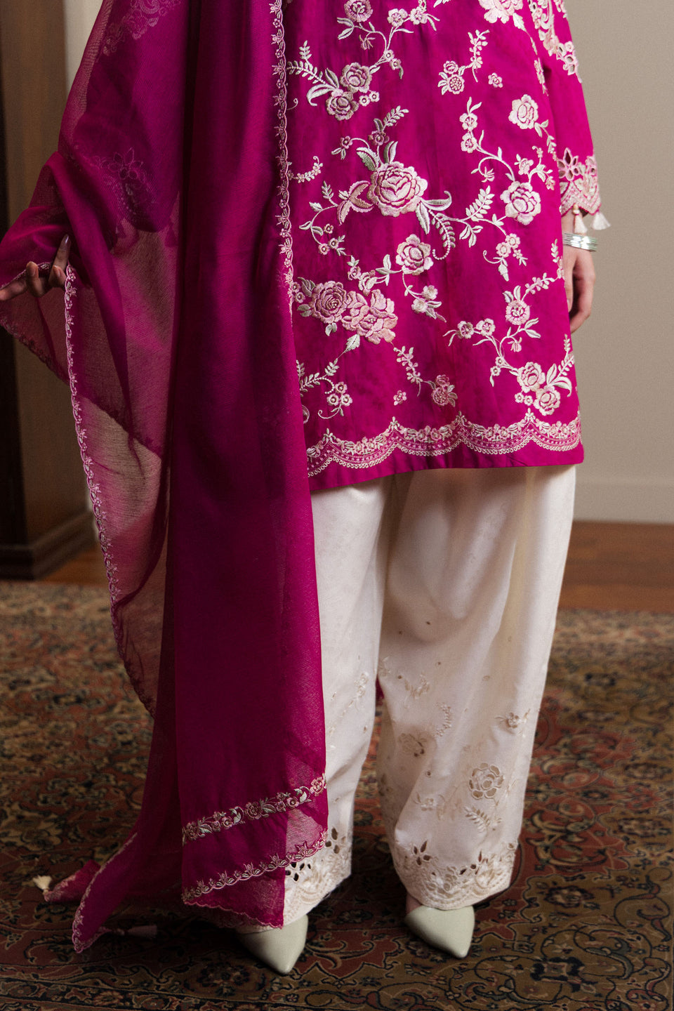 ZARA SHAHJAHAN EMBROIDERED LAWN - 3 PC UNSTITCHED
