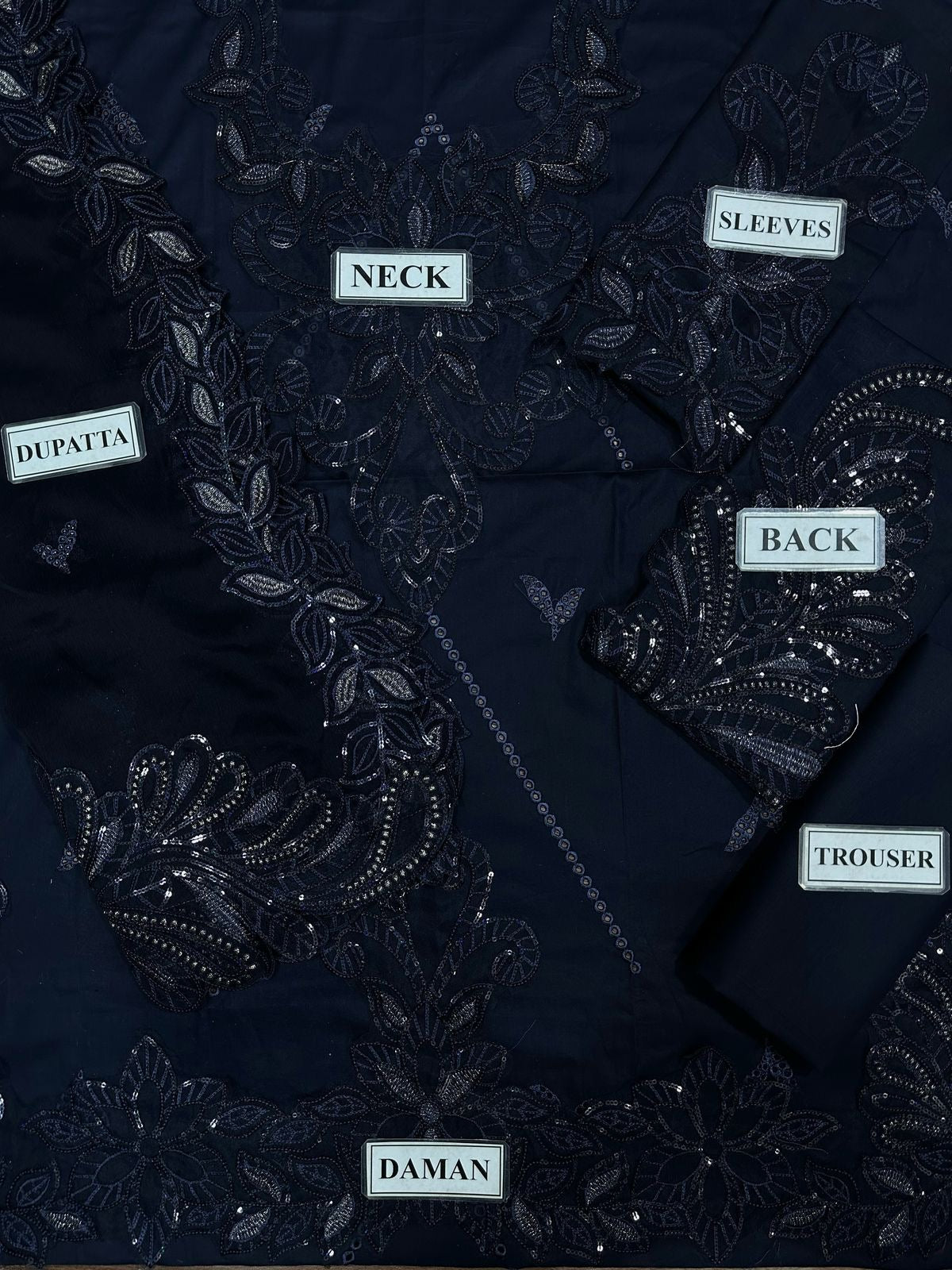 ADAN LIBAS EMBROIDERED LAWN - 3 PC UNSTITCHED