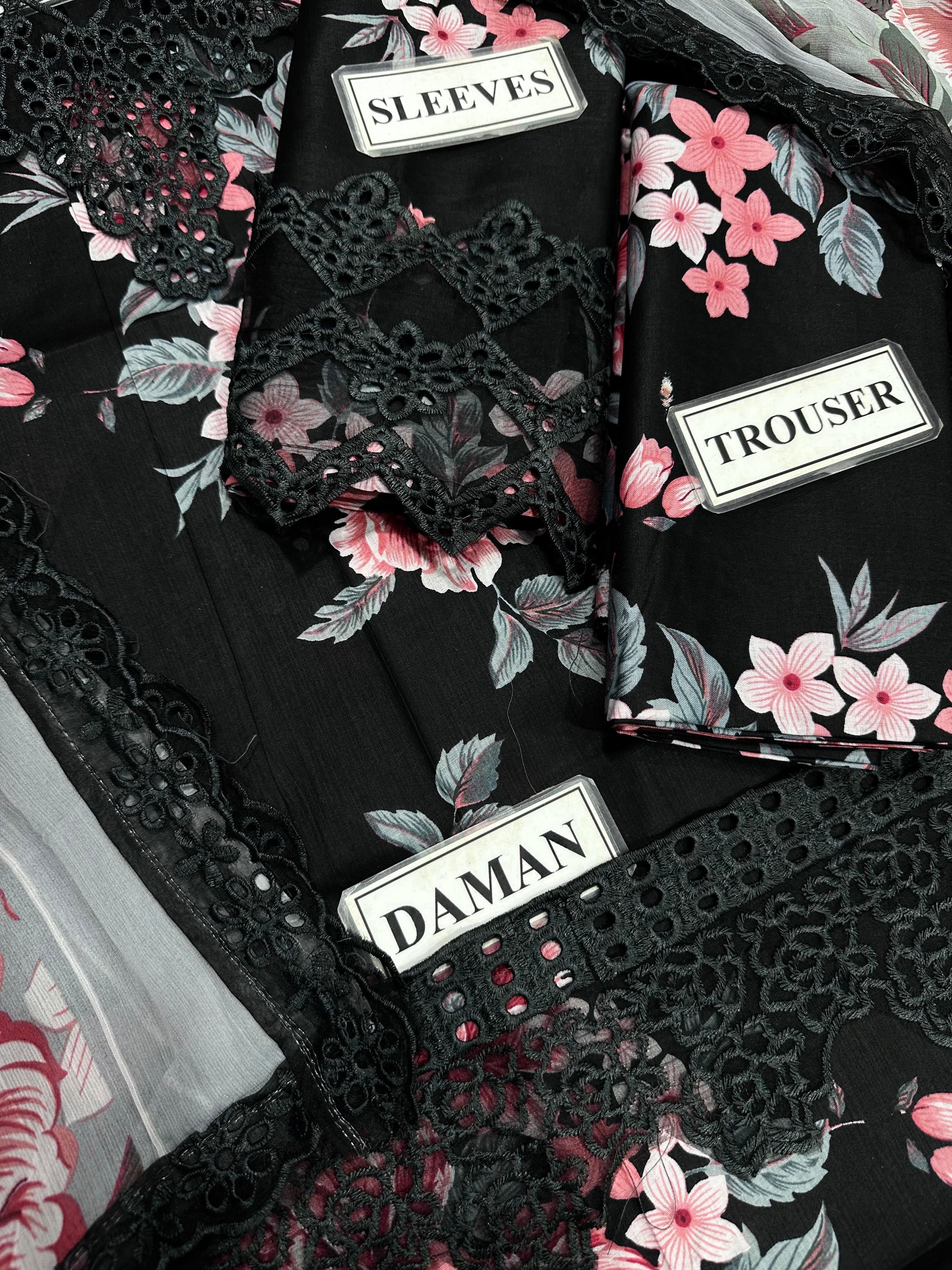 IZNIK EMBROIDERED LAWN - 3 PC UNSTITCHED