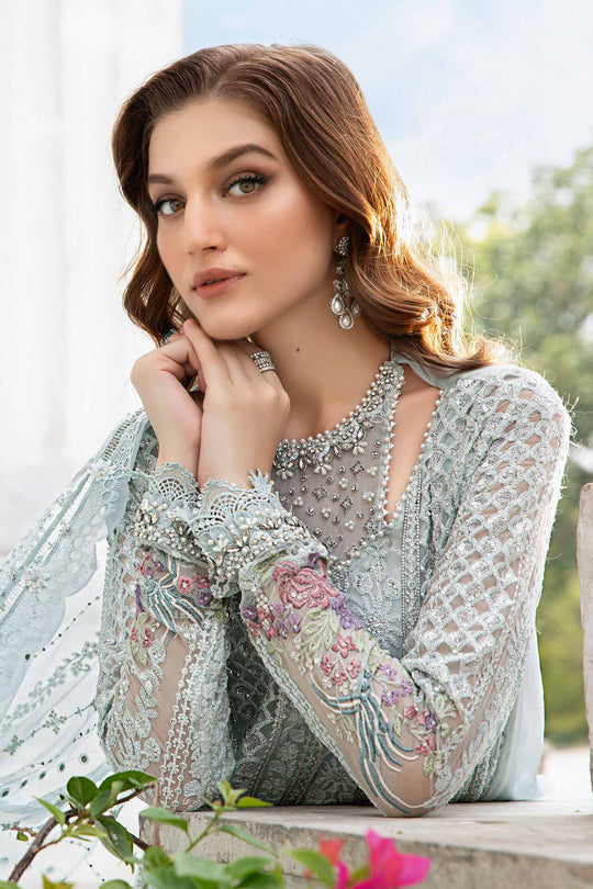 MARIA B LUXURY EMBROIDERED CHIFFON - 3 PC UNSTITCHED