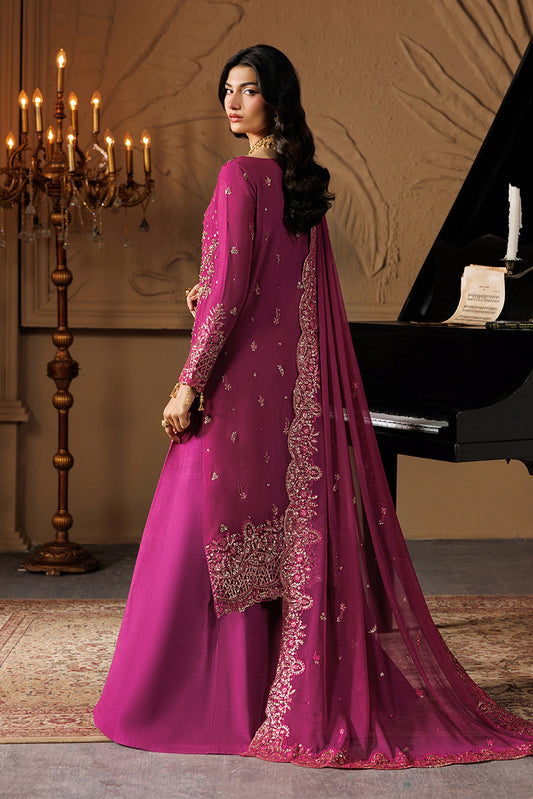 EMAAN ADEEL LUXURY EMBROIDERED CHIFFON - 3 PC UNSTITCHED
