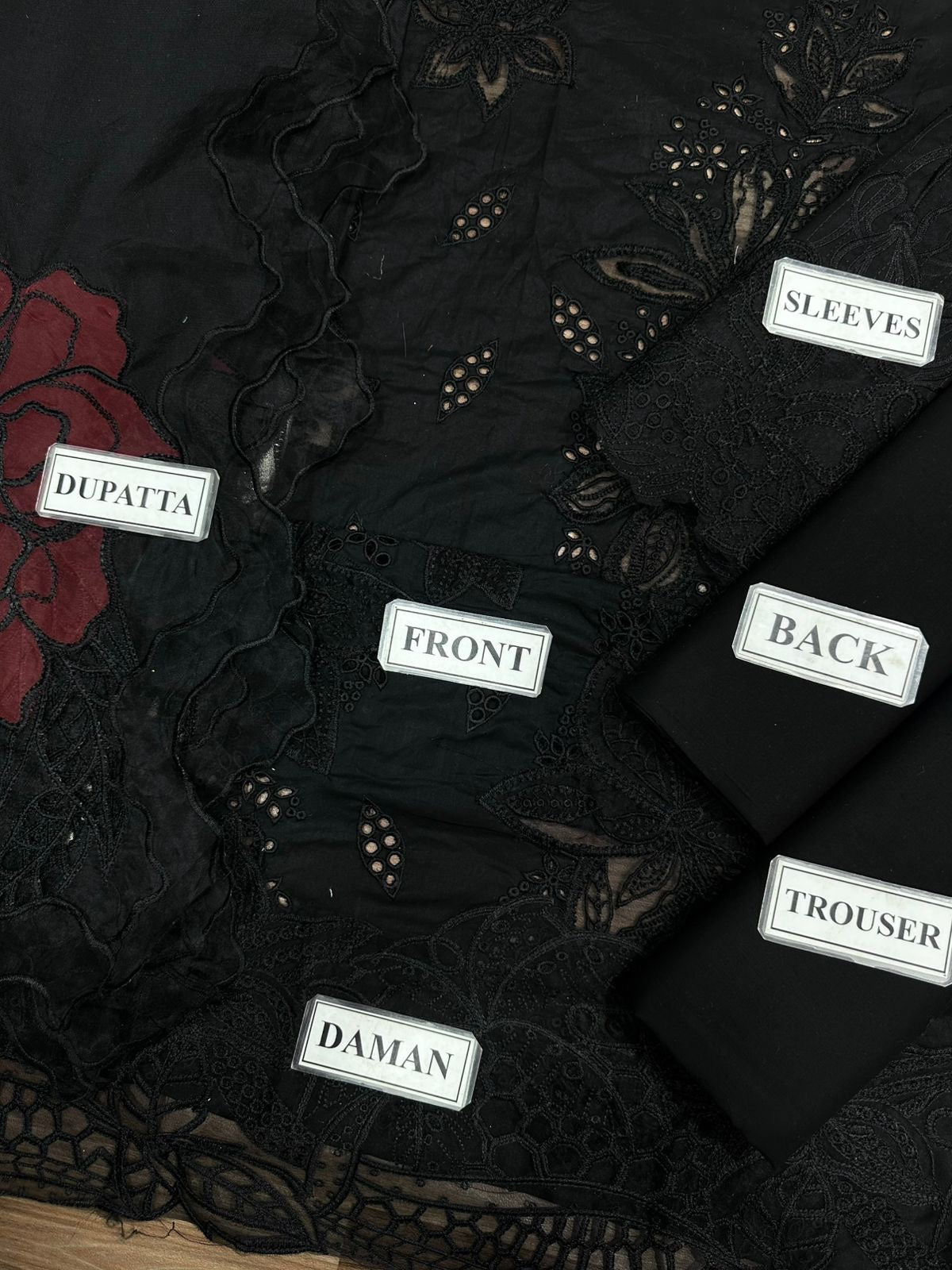 RANG RASIYA EMBROIDERED CHIKANKARI LAWN - 3 PC UNSTITCHED