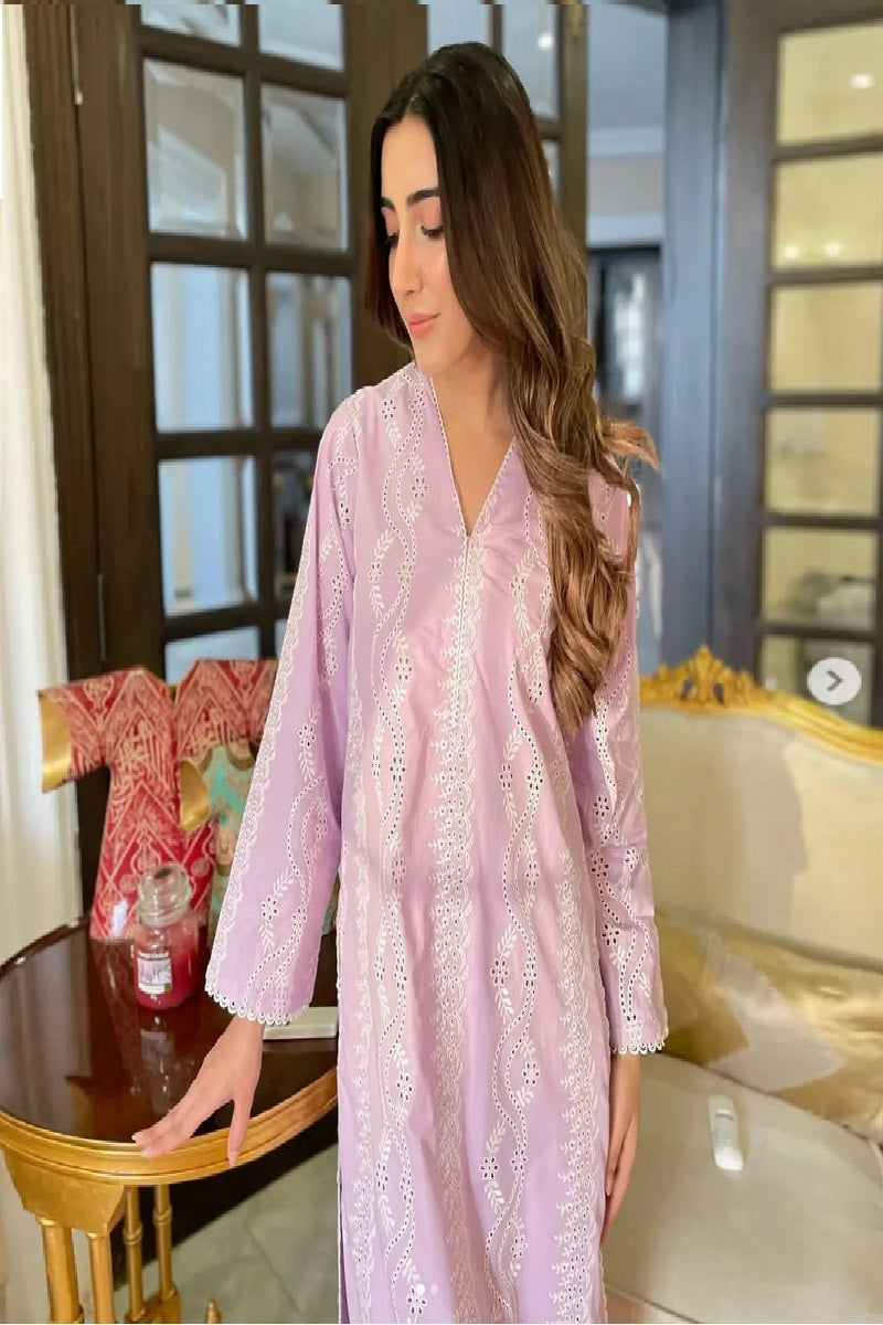 NARAJ LUXURY BAREEZE LAWN EMBROIDERED - 3 PC UNSTITCHED