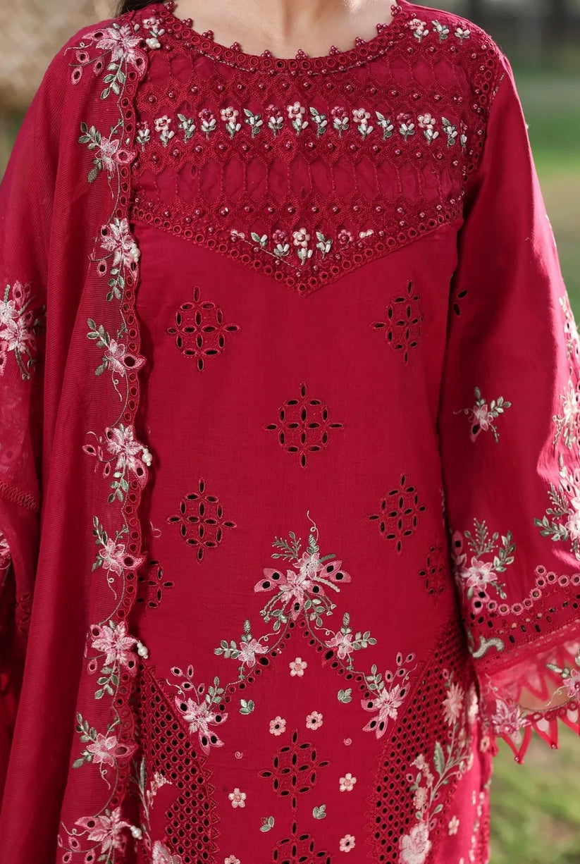 SARDINIA LUXURY EMBROIDERED LAWN - 3 PC UNSTITCHED