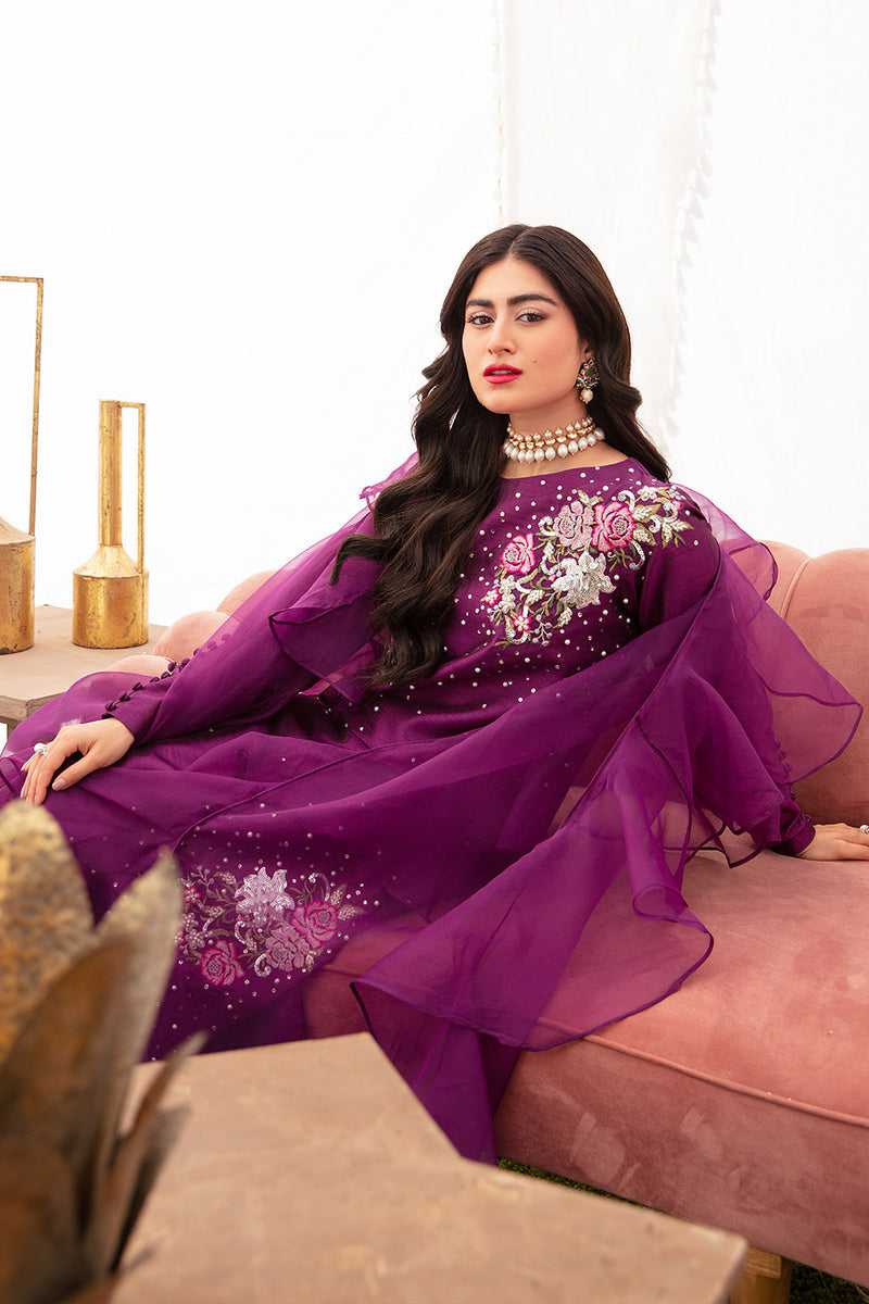 VANYA EMBROIDERED RAW SILK - 3 PC UNSTITCHED