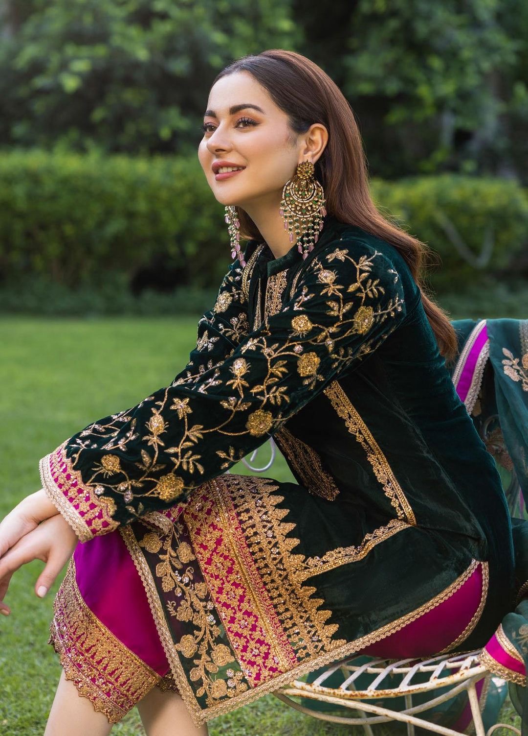 ZAINAB CHOTTANI LUXURY EMBROIDERED VELVET - 3 PC UNSTITCHED