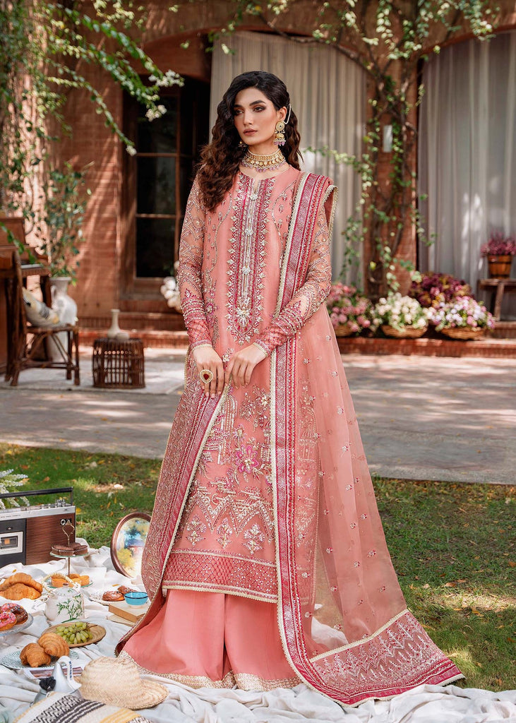 AKBAR ASLAM LUXURY WEDDING EMBROIDERED ORGANZA - 3 PC UNSTITCHED