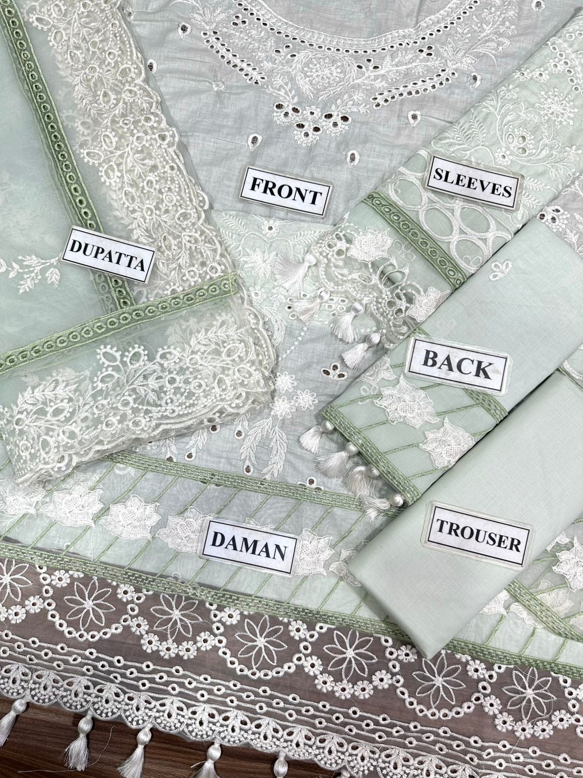 IMROZIA LUXURY EMBROIDERED CHIKANKARI LAWN - 3 PC UNSTITCHED