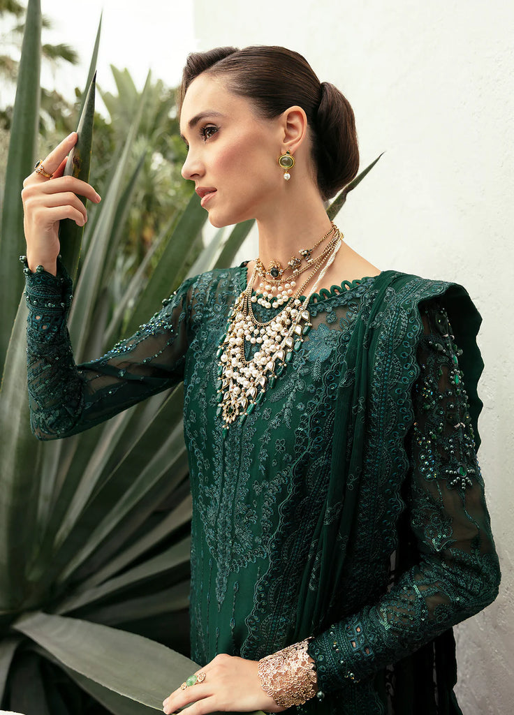 GULAAL LUXURY EMBROIDERED CHIFFON - 3 PC UNSTITCHED