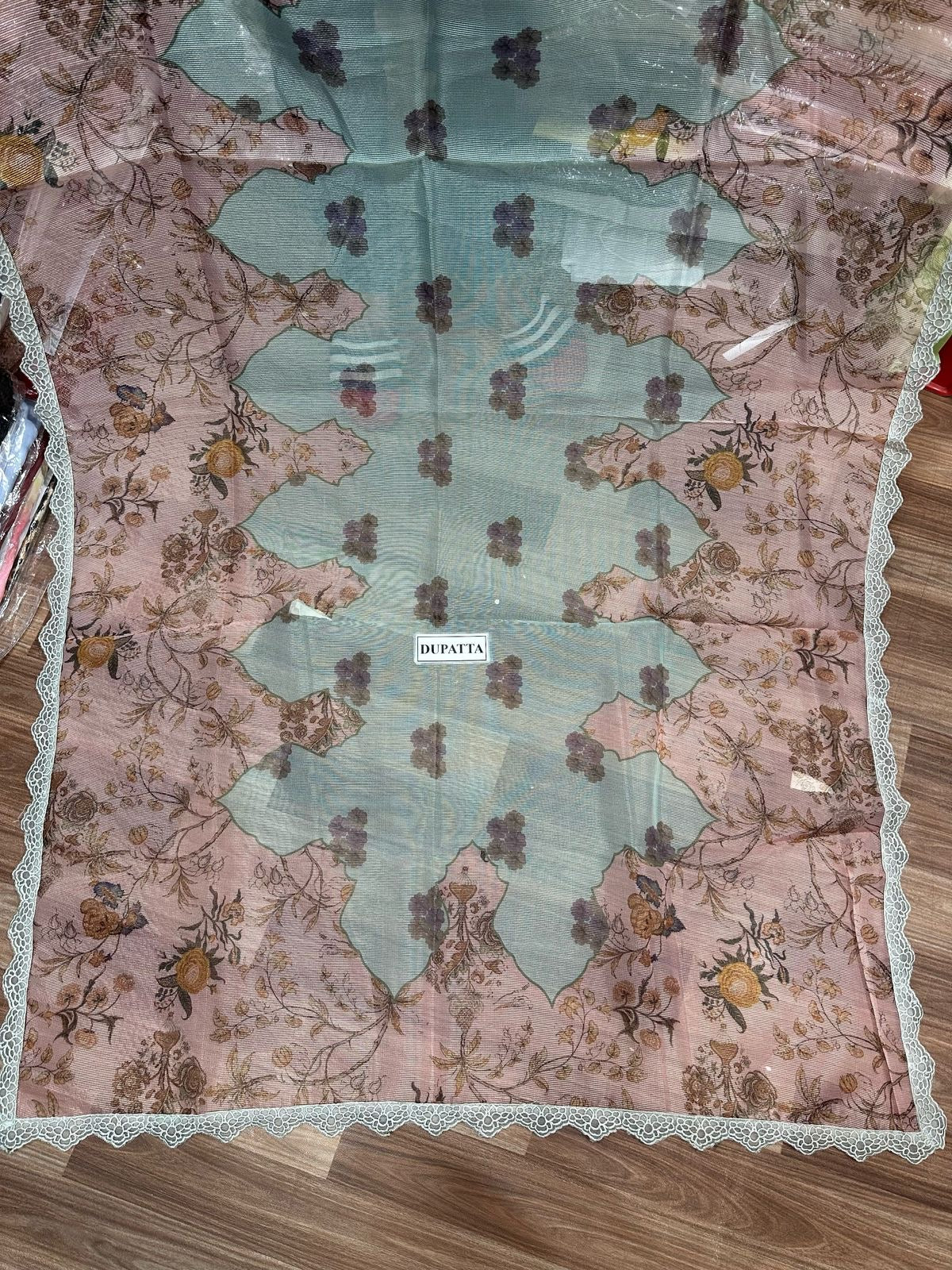 SARDINIA CHIKANKARI & LASER EMBROIDERED LAWN - 3 PC UNSTITCHED