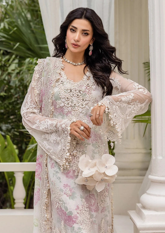 MARIA B LUXURY EMBROIDERED CHIFFON - 3 PC UNSTITCHED