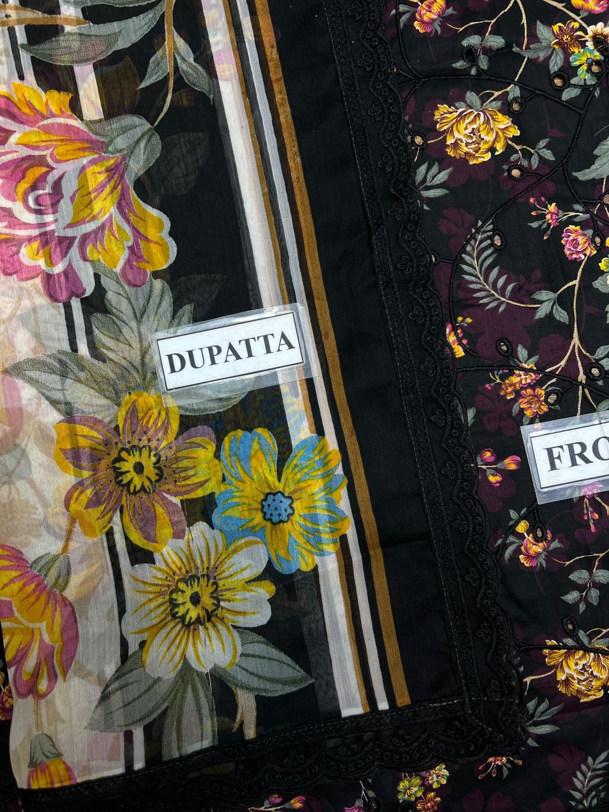 BAROQUE EMBROIDERED LAWN - 3 PC UNSTITCHED