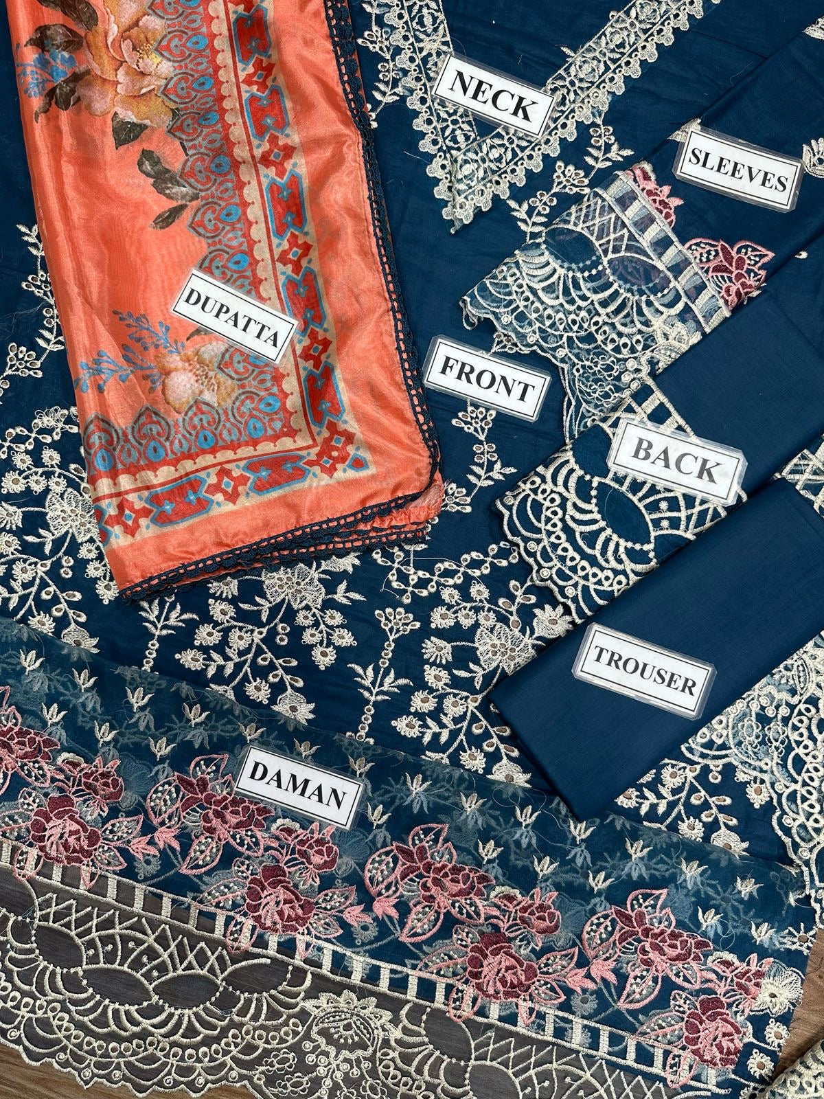 ZAINAB CHOTTANI EMBROIDERED LAWN - 3 PC UNSTITCHED