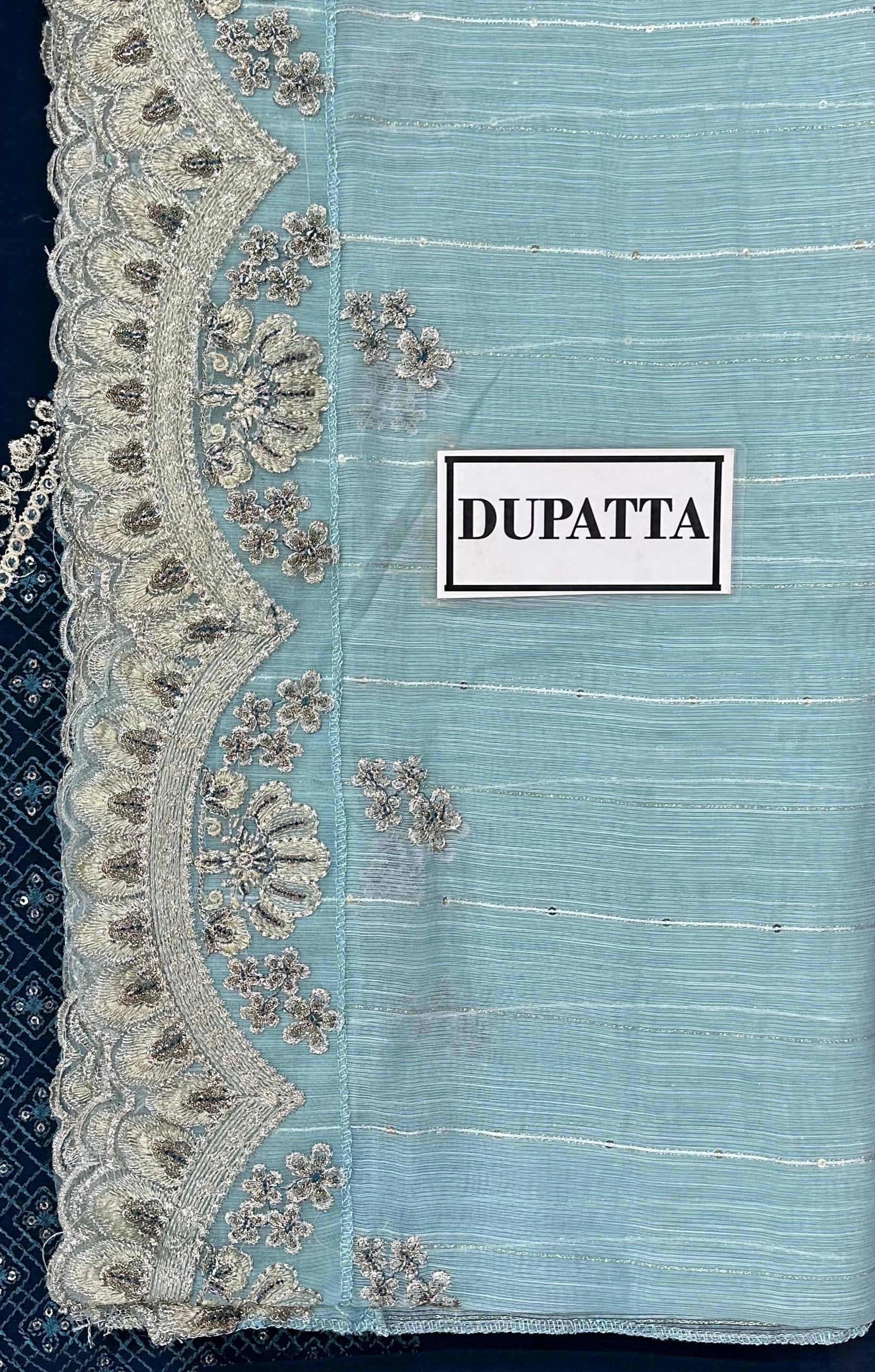 IMROZIA LUXURY EMBROIDERED CHIFFON - 3 PC UNSTITCHED