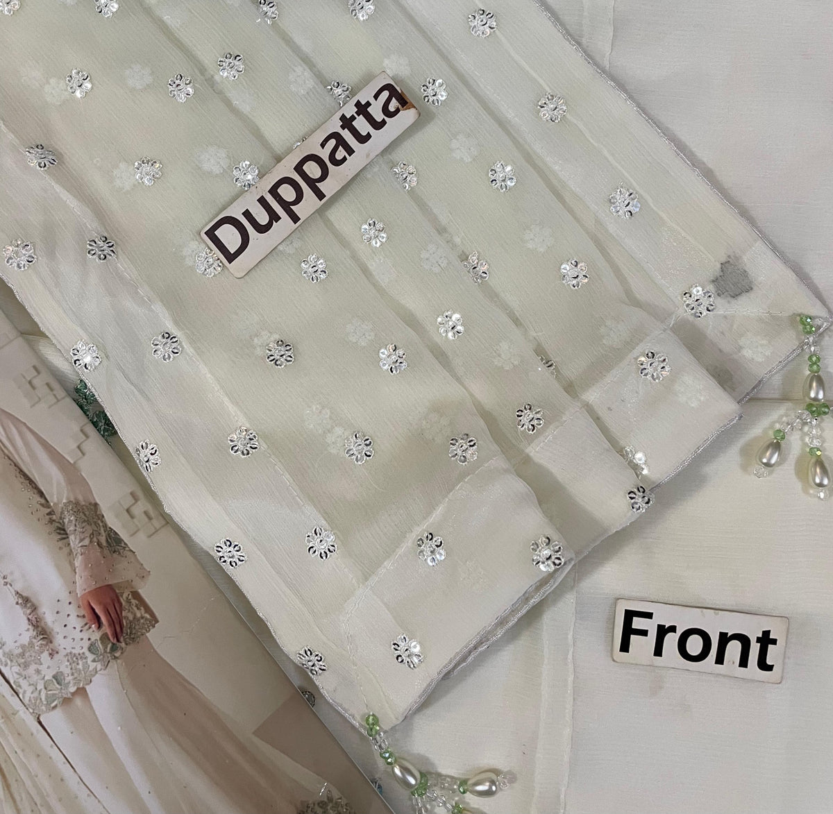 IZNIK EMBROIDERED CHIFFON - 3 PC UNSTITCHED