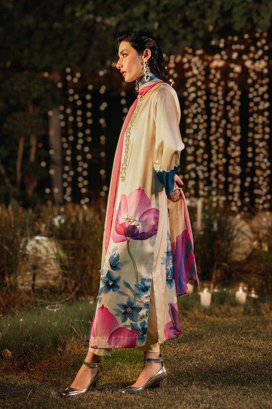 LULUSAR LUXURY FORMALS DIGITAL PRINTED SILK - 3 PC UNSTITCHED