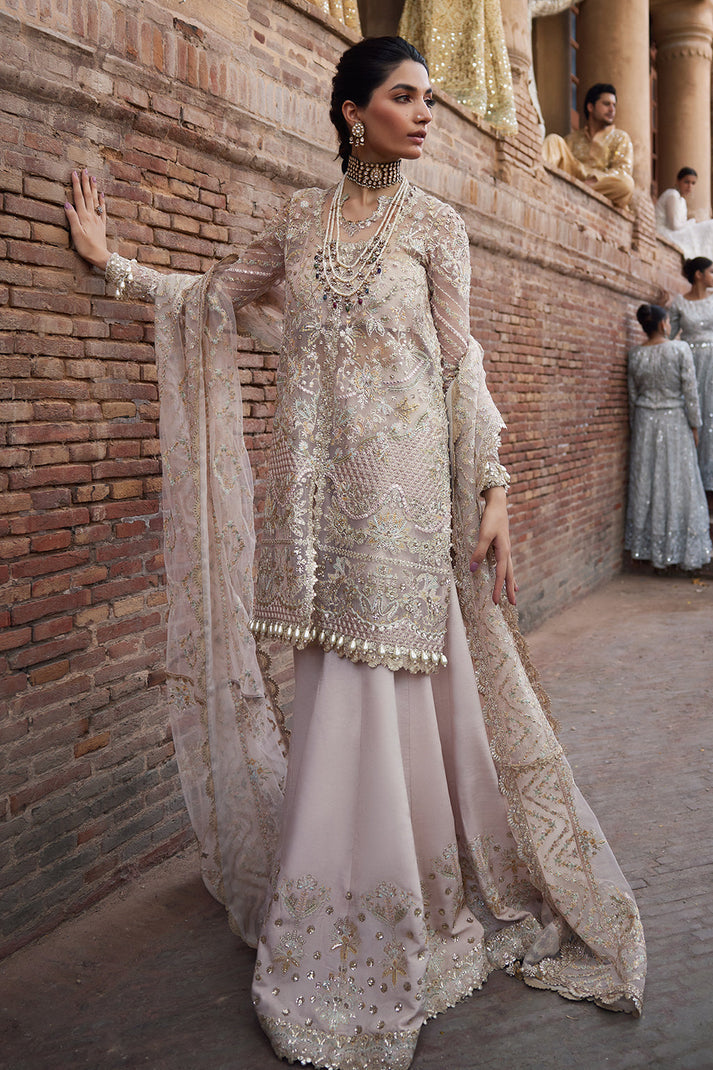AFROZEH LUXURY WEDDING EMBROIDERED ORGANZA- 3 PC UNSTITCHED