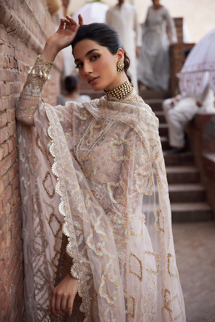 AFROZEH LUXURY WEDDING EMBROIDERED ORGANZA- 3 PC UNSTITCHED