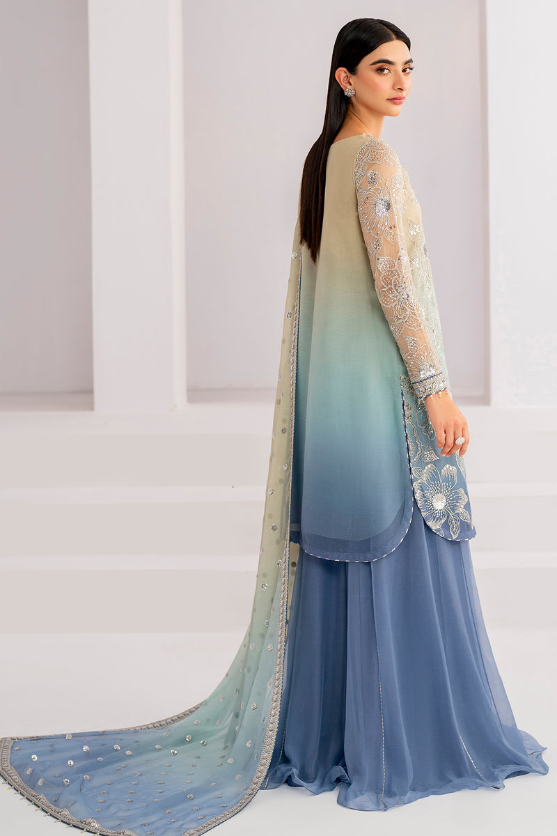 JAZMIN LUXURY EMBROIDERED CHIFFON - 3 PC UNSTITCHED