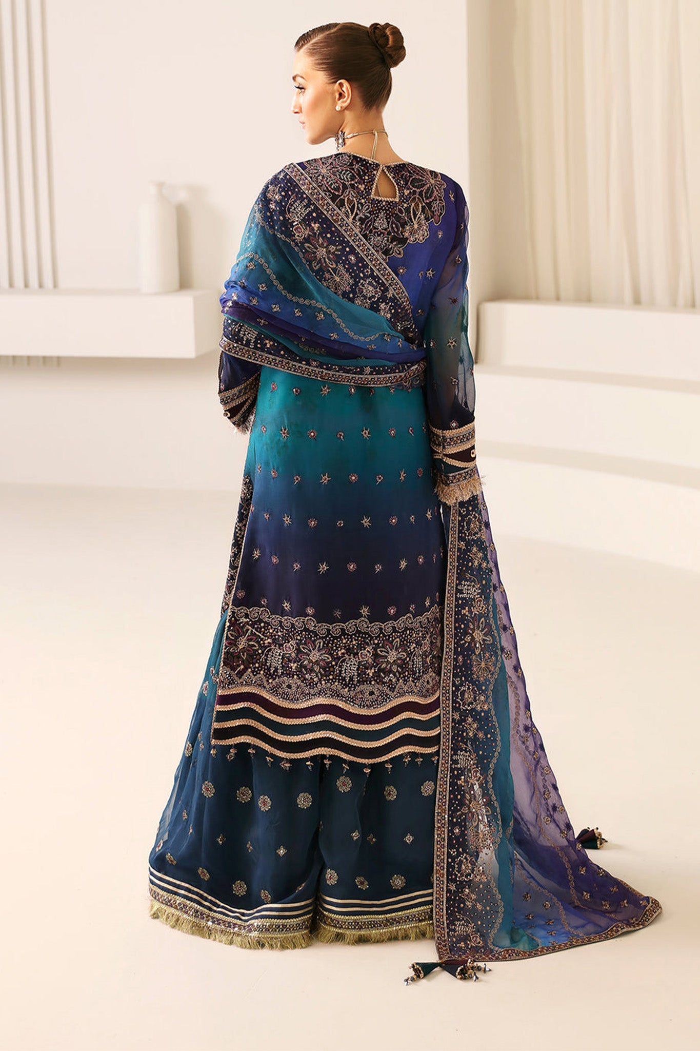 ALIZEH LUXURY EMBROIDERED ORGANZA - 3 PC UNSTITCHED