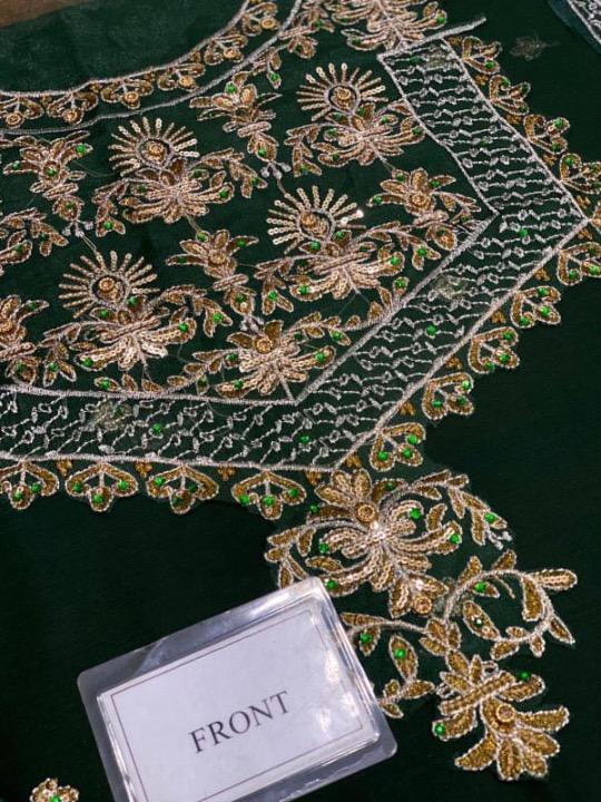 ASIM JOFA EMBROIDERED CHIFFON - 3 PC UNSTITCHED