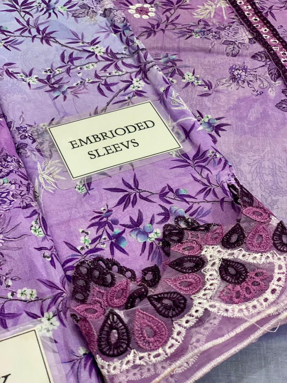 IMAGE LUXURY PRINTED EMBROIDERED CHIKANKARI LAWN 3 PC UNSTITCHED