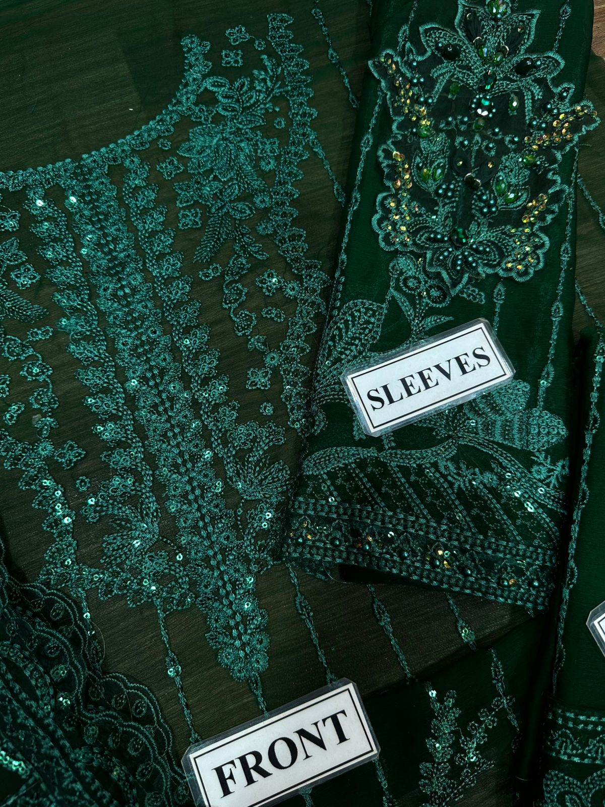 GULAAL LUXURY EMBROIDERED CHIFFON - 3 PC UNSTITCHED