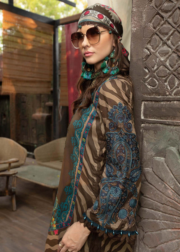 MARIA B LUXURY LAWN EMBROIDERED - 3 PC UNSTITCHED