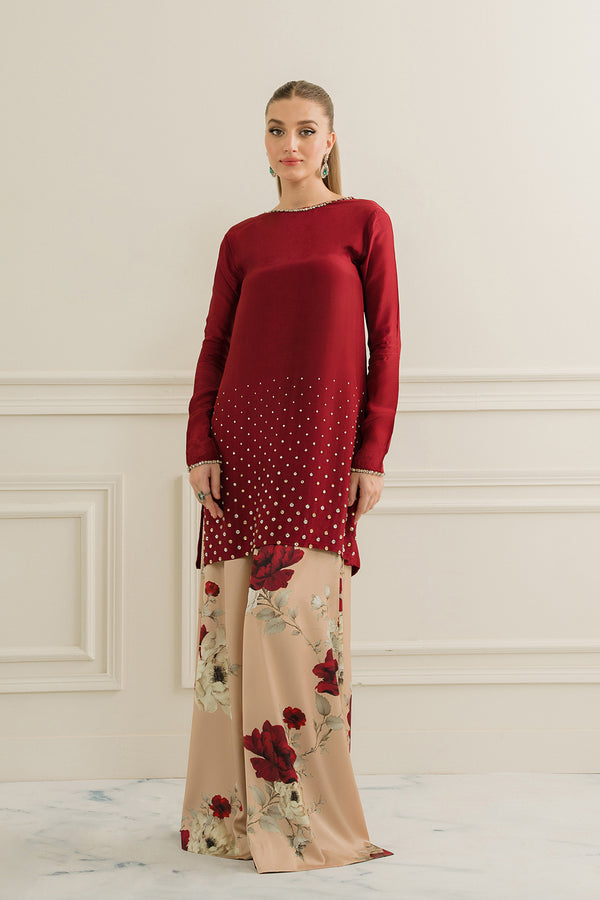 LULUSAR FORMALS DIGITAL PRINTED SHAMOZ SILK - 3 PC UNSTITCHED