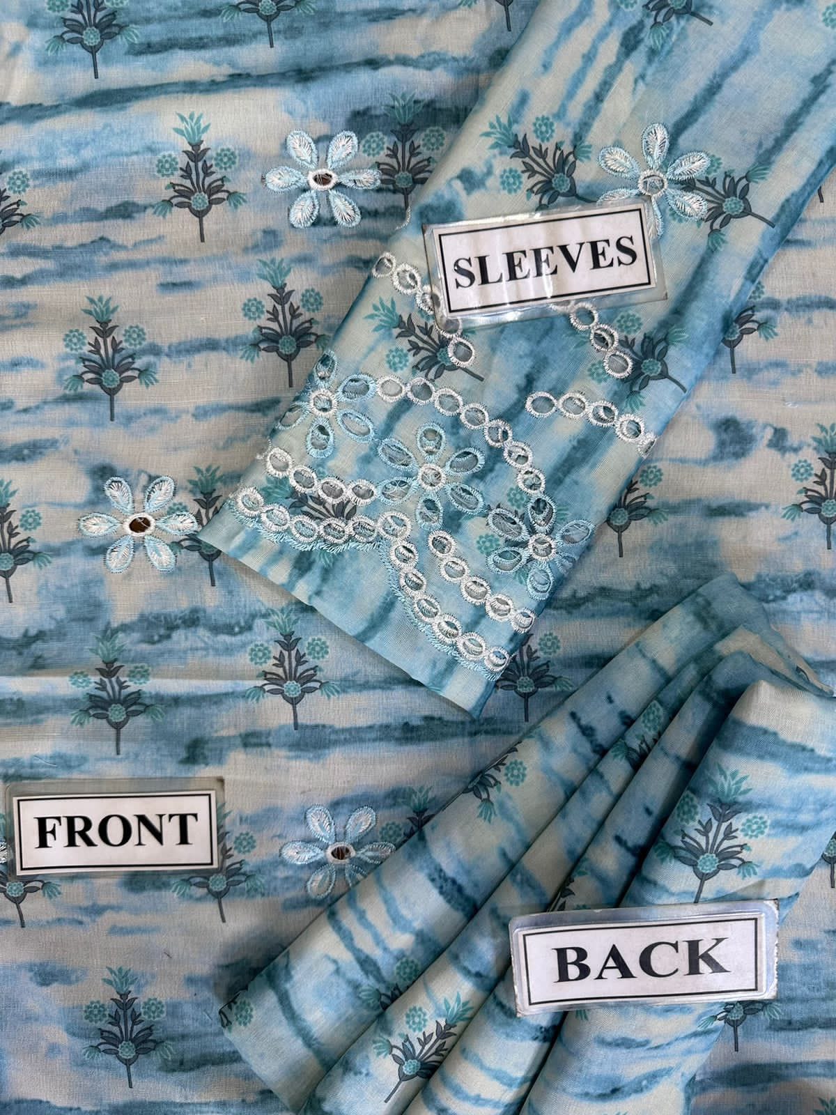 AFROZEH LUXURY SWISS LAWN EMBROIDERED 3 PC UNSTITCHED