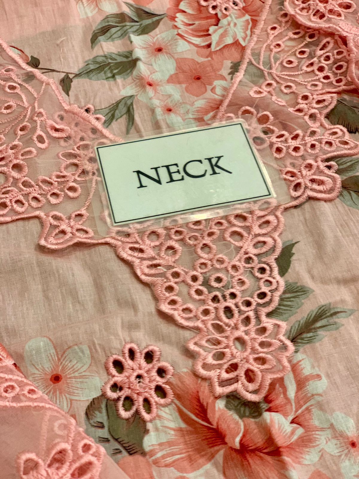 IZNIK LUXURY PRINTED EMBROIDERED CHIKANKARI LAWN - 3 PC UNSTITCHED