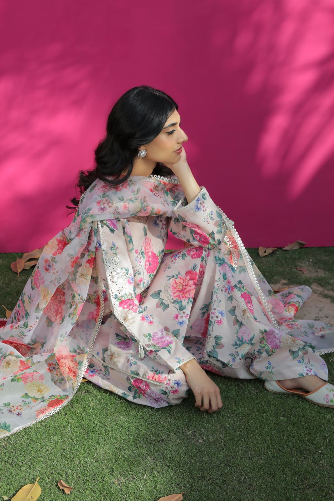 BAROQUE LUXURY EMBROIDERED PRINTED LAWN - 3 PC UNSTITCHED