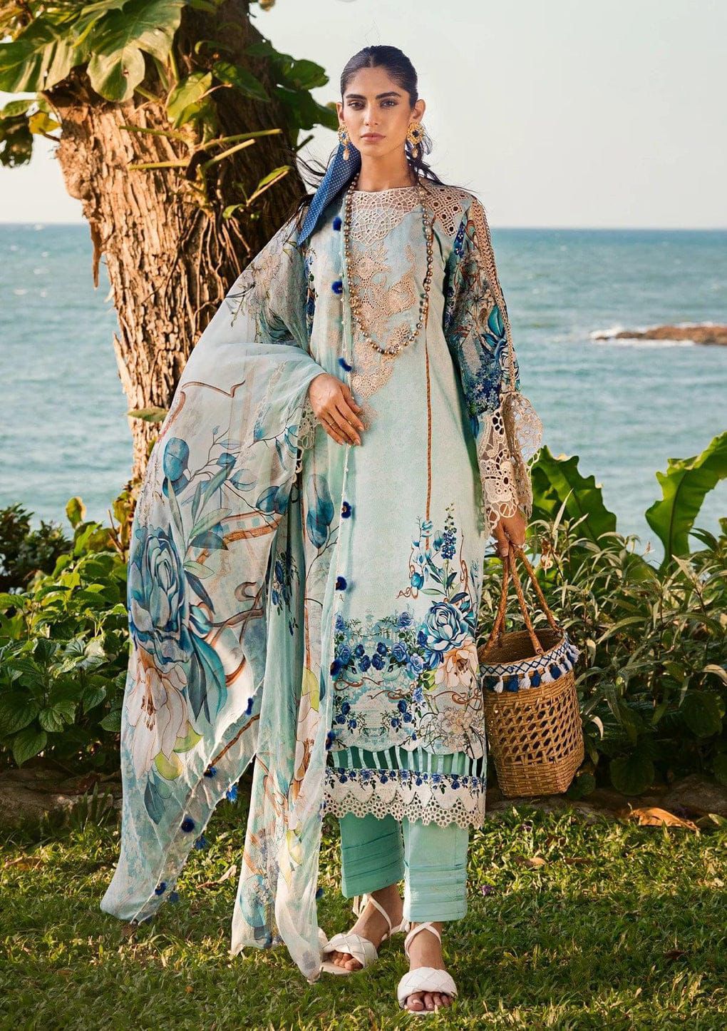 ELAF LUXURY SIGNATURE EMBROIDERED LAWN - 3 PC UNSTITCHED