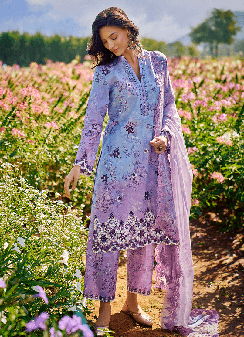 IMAGE LUXURY PRINTED EMBROIDERED CHIKANKARI LAWN 3 PC UNSTITCHED
