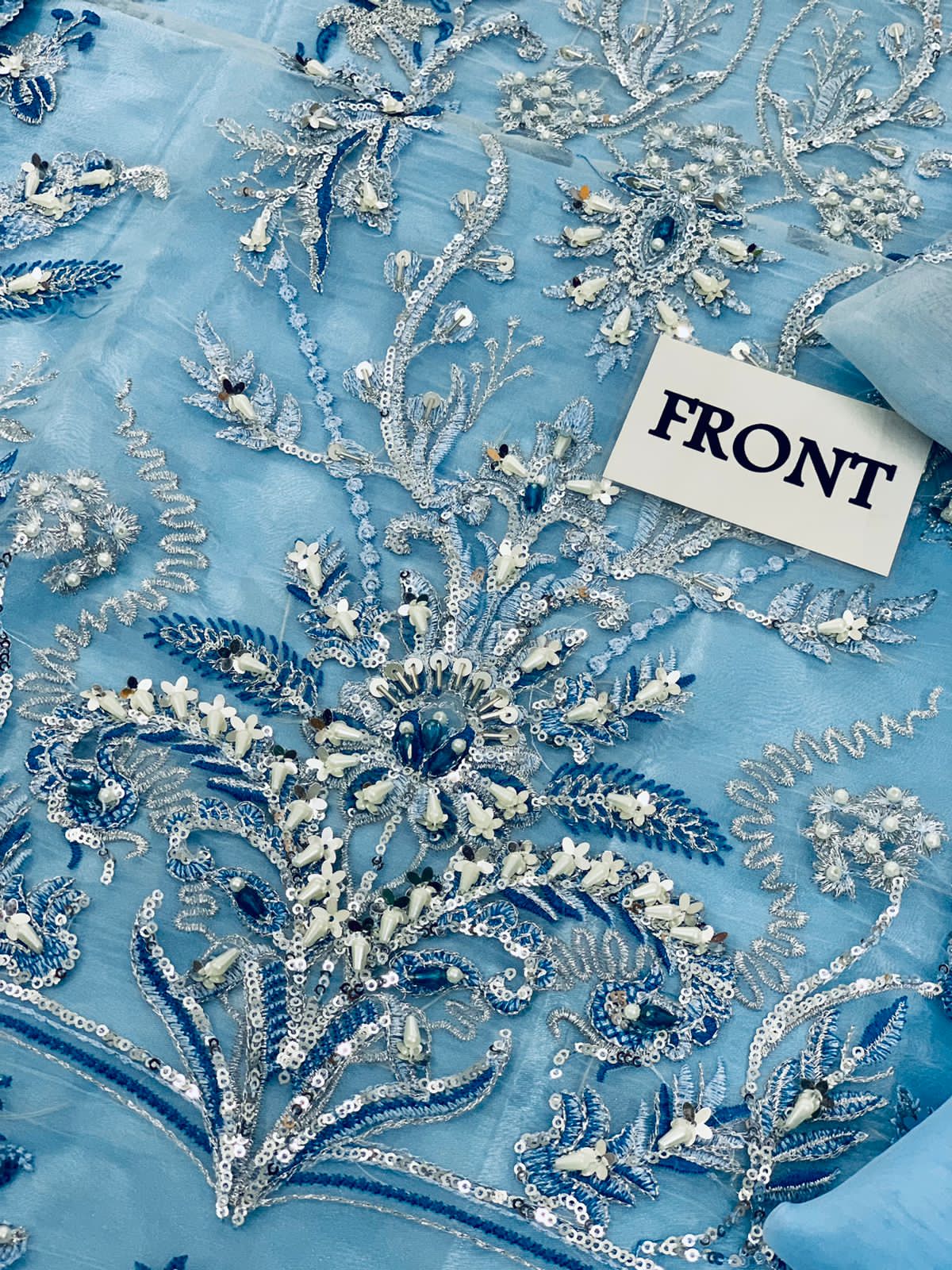 GULAAL LUXURY WEDDING EMBROIDERED ORGANZA - 3 PC UNSTITCHED