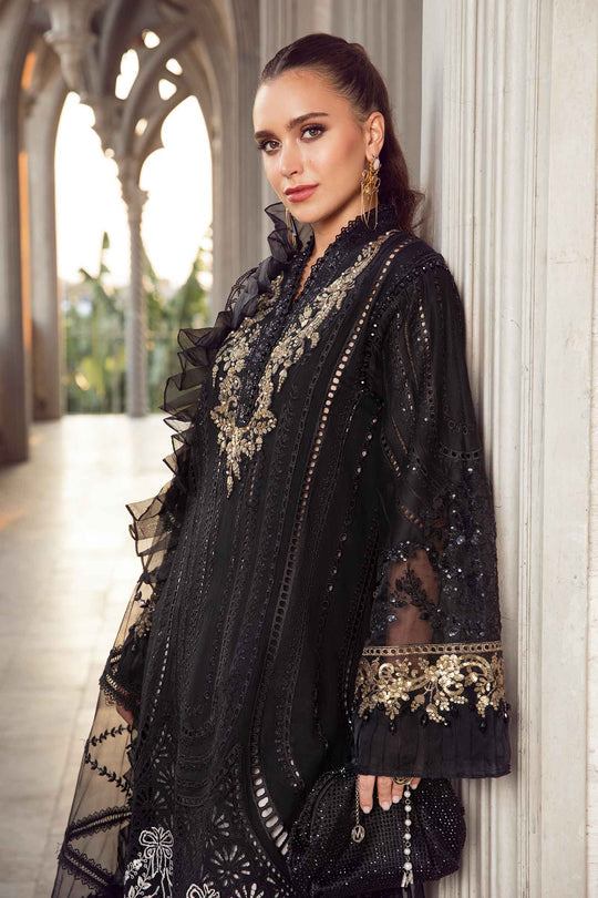 MARIA B LUXURY CHIKANKARI EMBROIDERED LAWN - 3 PC UNSTITCHED
