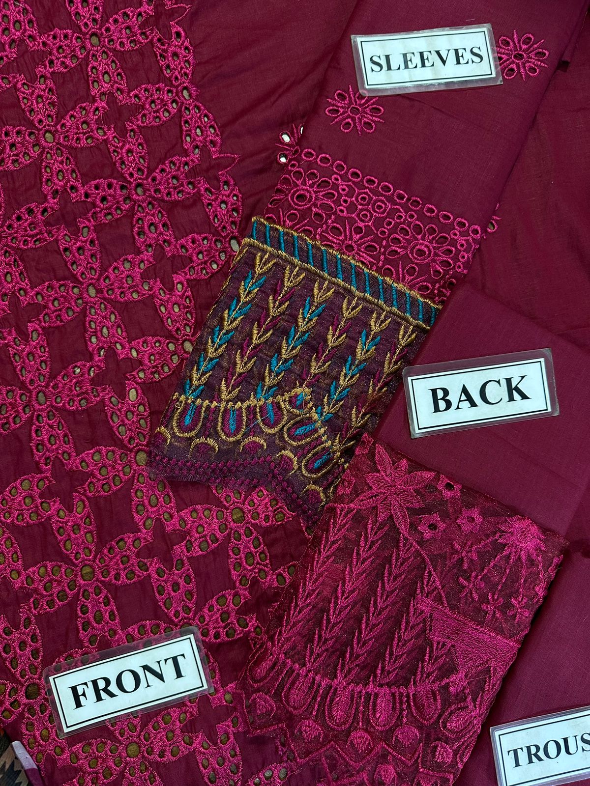 ZAINAB CHOTTANI LUXURY EMBROIDERED CHIKANKARI LAWN - 3 PC UNSTITCHED