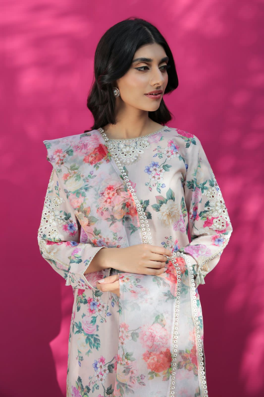 BAROQUE LUXURY EMBROIDERED PRINTED LAWN - 3 PC UNSTITCHED