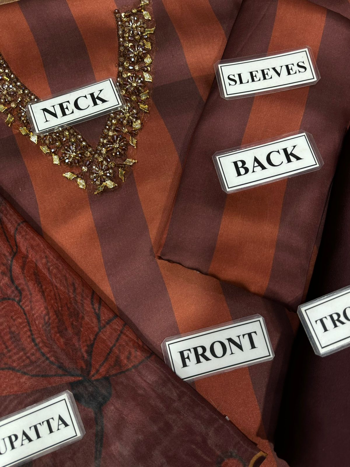 LULUSAR LUXURY DIGITAL PRINTED EMBROIDERED SILK - 3 PC UNSTITCHED