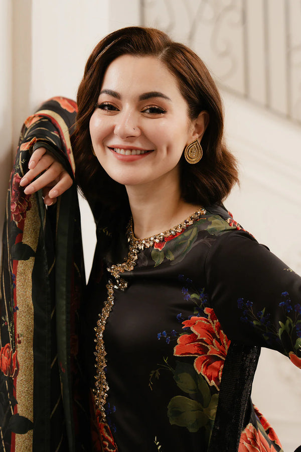 LULUSAR LUXURY DIGITAL PRINTED SWISS LAWN - 3 PC UNSTITCHED
