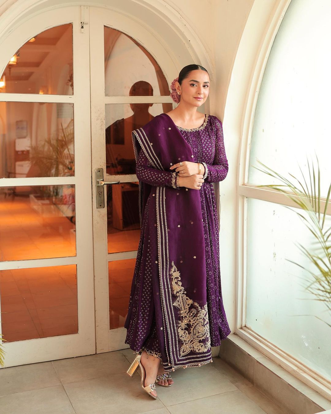 FAIZA SAQLAIN LUXURY EMBROIDERED SEMI PURE CHIFFON - 3 PC UNSTITCHED