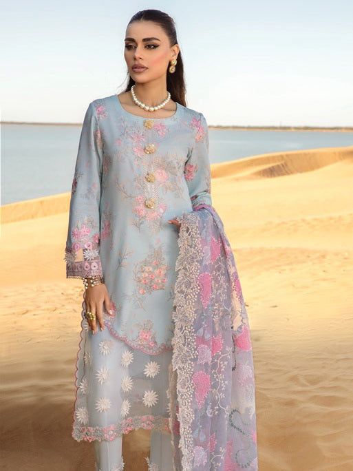 RANG RASIYA LUXURY EMBROIDERED LAWN - 3 PC UNSTITCHED