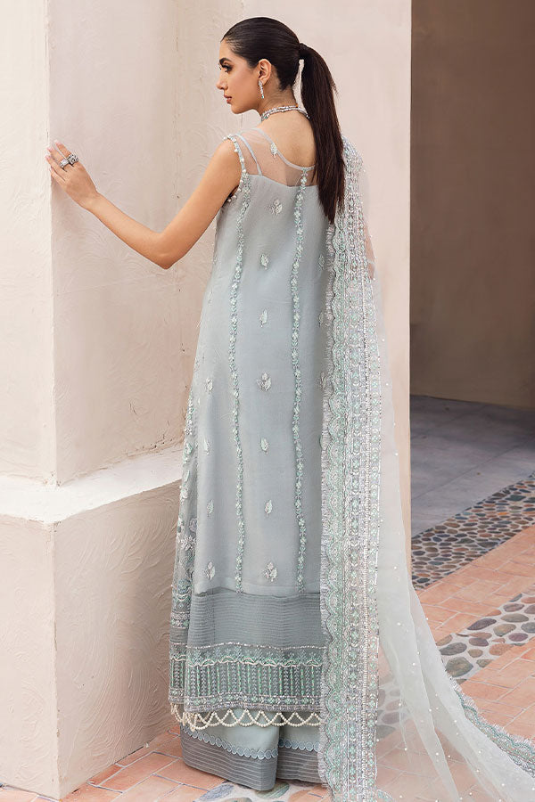 GULAAL LUXURY WEDDING EMBROIDERED NET - 3 PC UNSTITCHED