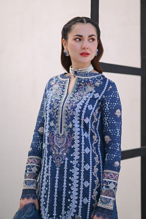 Qalamkar Luxury Chikankari Lawn Collection 3 pc Unstitched Suit