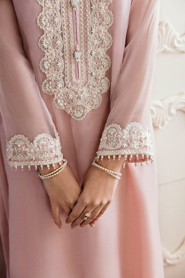 Baroque Luxury Semi pure Chiffon Collection - 3 PC Unstitched