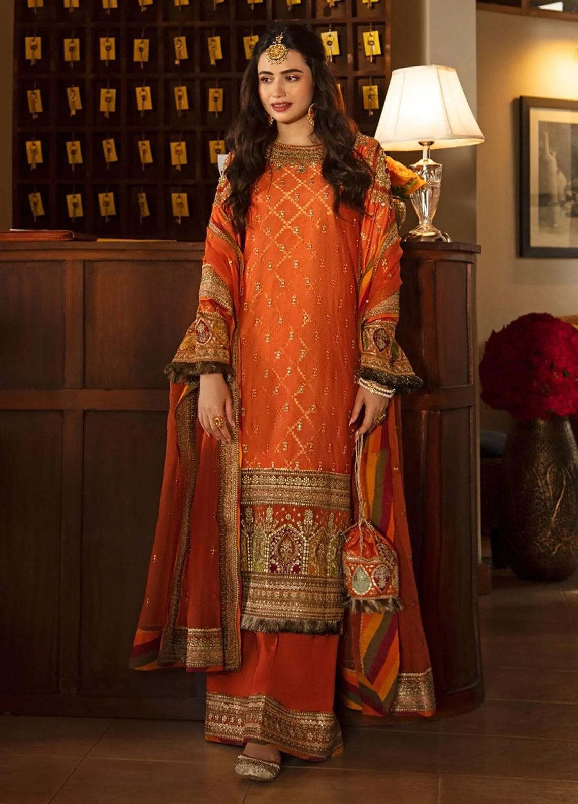 QALAMKAR LUXURY WEDDING COLLECTION - 3 PC UNSTITCHED