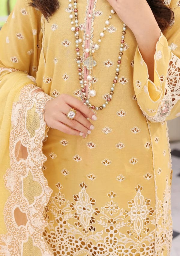 Elaf Festive Luxury Lawn Chikankari Collection 3 pc Unstitched Suit