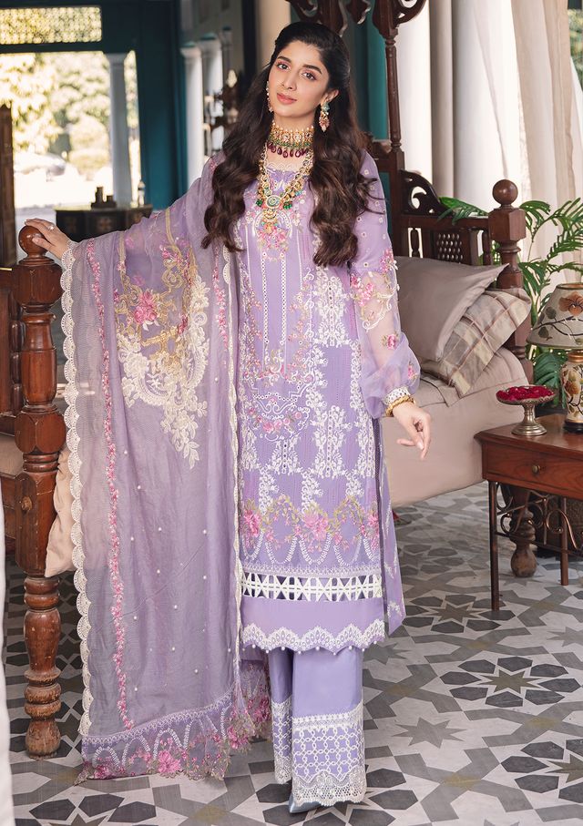 Elaf Luxury ChikenKari Lawn 3 PC Unstitched