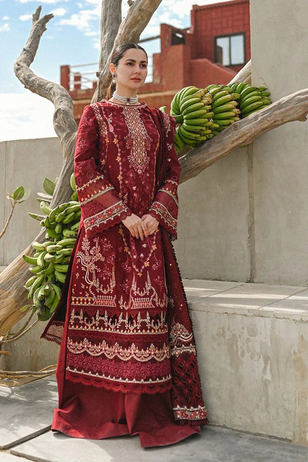 Qalamkar Luxury Wedding Organza Collection 3 pc Unstitched