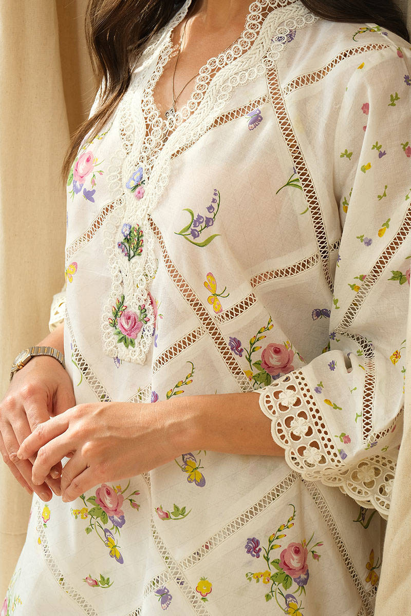 FARIDA HASSAN LUXURY DIGITAL EMBROIDERED LAWN - 3 PC UNSTITCHED